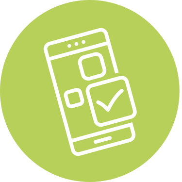 Icon representing cybersecurity awareness mobile platform