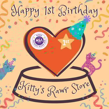 Celebrating Kitty's Rawr Store's 1st Birthday this April!