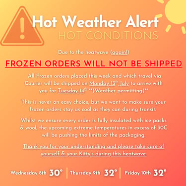 Heatwave notice....again!