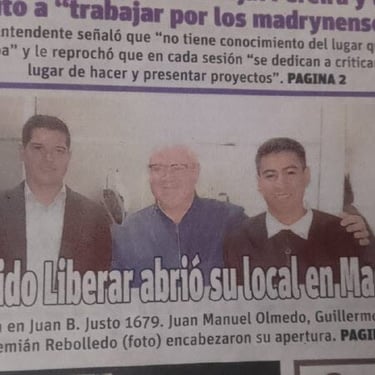 Partido Liberar de Puerto Madryn. Javier Milei