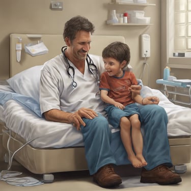 two surgeons performing surgery on a patient