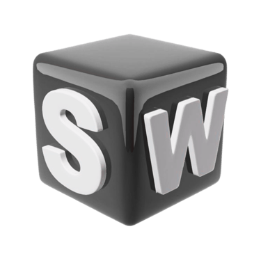 Logo SolidWorks - Curso de desenho técnico mecânico