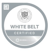 Six Sigma White Belt Project Management Certified