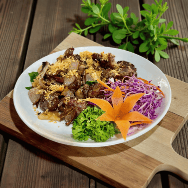 Ngan cháy tỏi - món ngon tại nhà hàng Bếp Dì Toàn