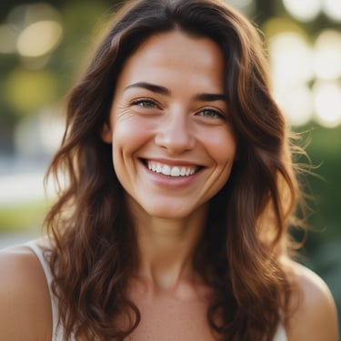 woman wearing black crew-neck shirt