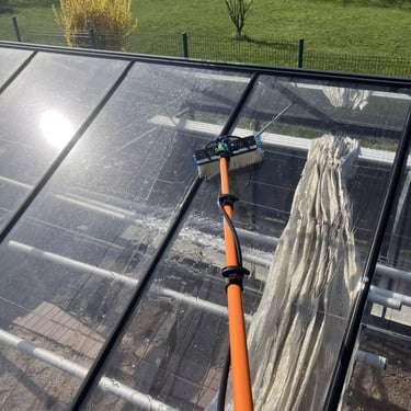 lavage toiture vitrée