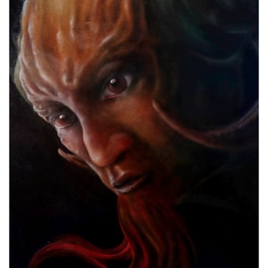 Awakening Oil Portrait Painting Dark Art Commissions 