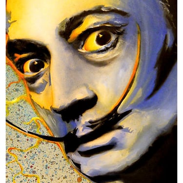 Salvador Dali Portrait Airbrush and Spray