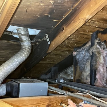 dryer vent inspection insulation