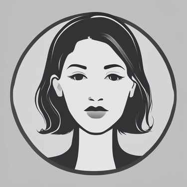 woman wearing black crew-neck shirt