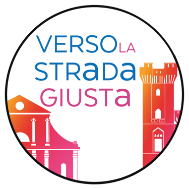 logo del movimento politico verso la strada giusta a monteparano provincia di taranto