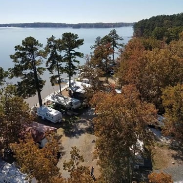 Driftwood Family Campground aerial view 2