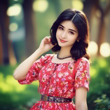 A soft focus image of skincare products arranged on a wooden surface. There is a white potted succulent plant, a jar of face cream labeled 'Oils of Life', a green bottle with a dropper from 'Tea', and a clear pump bottle labeled 'Chamomile'. A round cotton pad with a black smudge is also present.