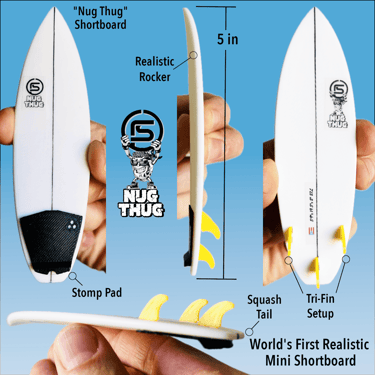 Nug Thug Tri-Fin Shortboard