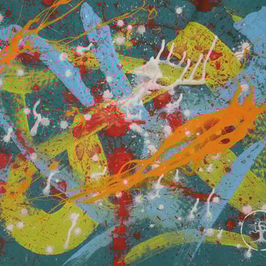 Kevo 2017 Painting on Canvas - AbstractExpressionism/ Semiotics/ Storytelling/