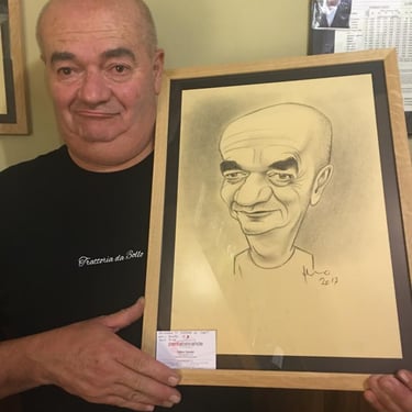 Caricatura a matita regalo di compleanno