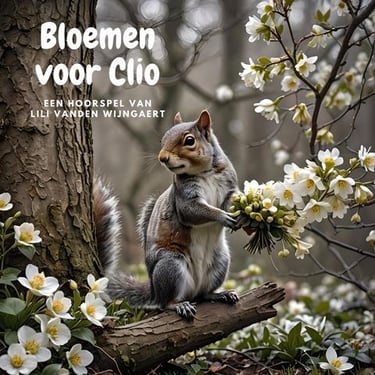 coverbeeld luisterverhaal 'Bloemen voor Clio'