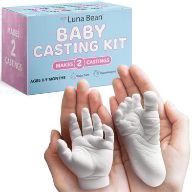Baby Footprint & Hand Casting Kit