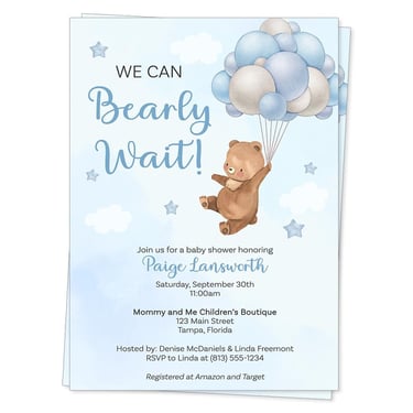 baby shower invitation