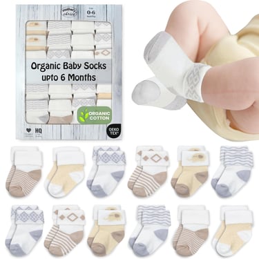 organic baby socks