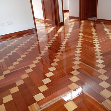 pulida pisos de madera