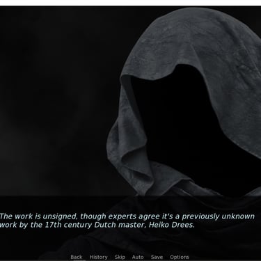 A person whose face is obscured by a black hoodie over their head concealing their identity