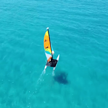 hobie cat base nautique de Lozari
