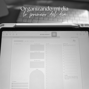 planner digital one page