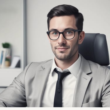 man standing near balcony