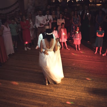 Couple mariage danse