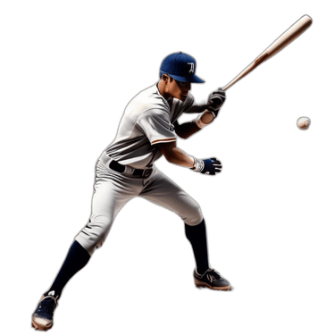 a baseball player is holding a bat and a bat