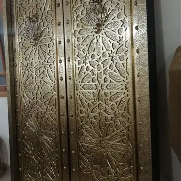 Laiton Maroc - Porte en laiton style marocain