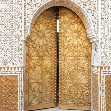 Laiton Maroc porte en laiton