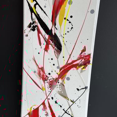 Oeuvre d'art abstrait Tiwan snowboard