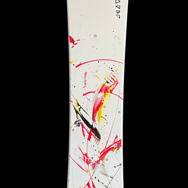 Oeuvre d'art snowboard Tiwan artiste peintre abstrait