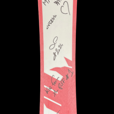 Oeuvre tiwan artiste peintre snowboard dos