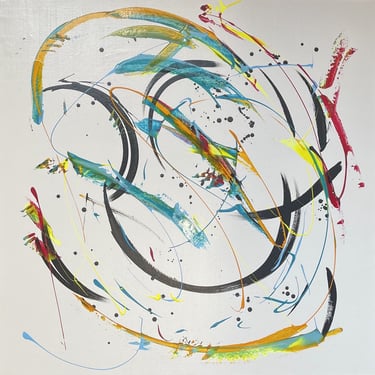 Liberté 2 oeuvre d'art Tiwan créations art abstrait