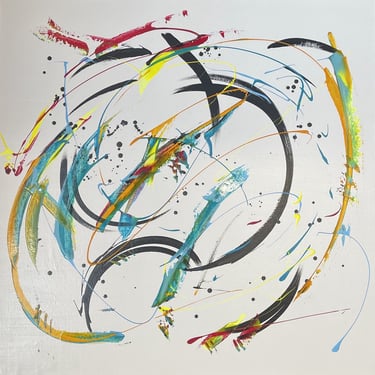 Liberté 3 oeuvre d'art Tiwan créations art abstrait