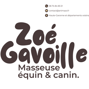 Zoé Gavoille masseuse animalier