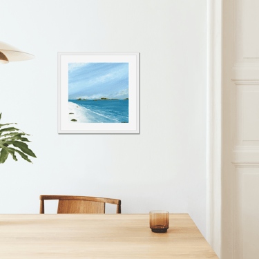 a table with a vase and a vase on it