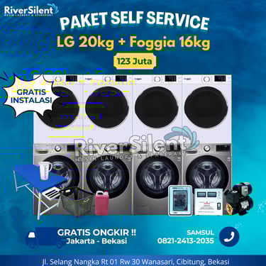 Paket Usaha Laundry Self Service
