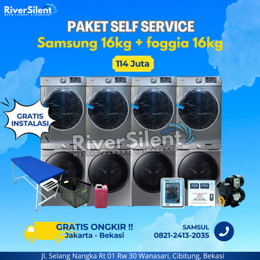 Paket Usaha Laundry Self Service