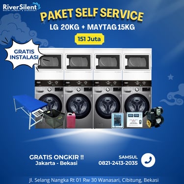 Paket Usaha Laundry Self Service
