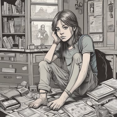 Close-up of hands gently holding a smooth stone symbolizing calm and balance.