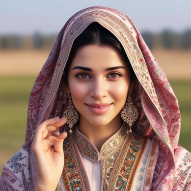 A person with light hair and blue eyes applies a cream to their cheek using their hand. The person wears a white robe and appears to be engaged in a skincare routine. The background is blurred, emphasizing the subject's facial features and skincare application.
