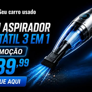 Promoção aspirador portátil