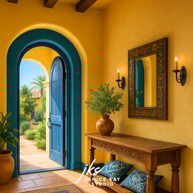 Hacienda Warm Entryway