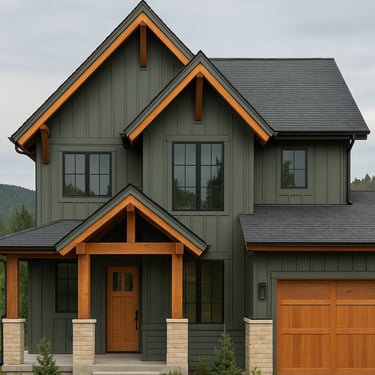 Custom Colors Mountain Retreat Exterior