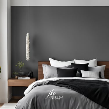 Moody Gray Bedroom