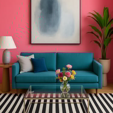 Eclectic living room by Janice Kay Studio
